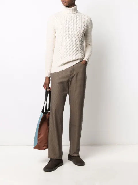 Drumohr roll neck wool jumper