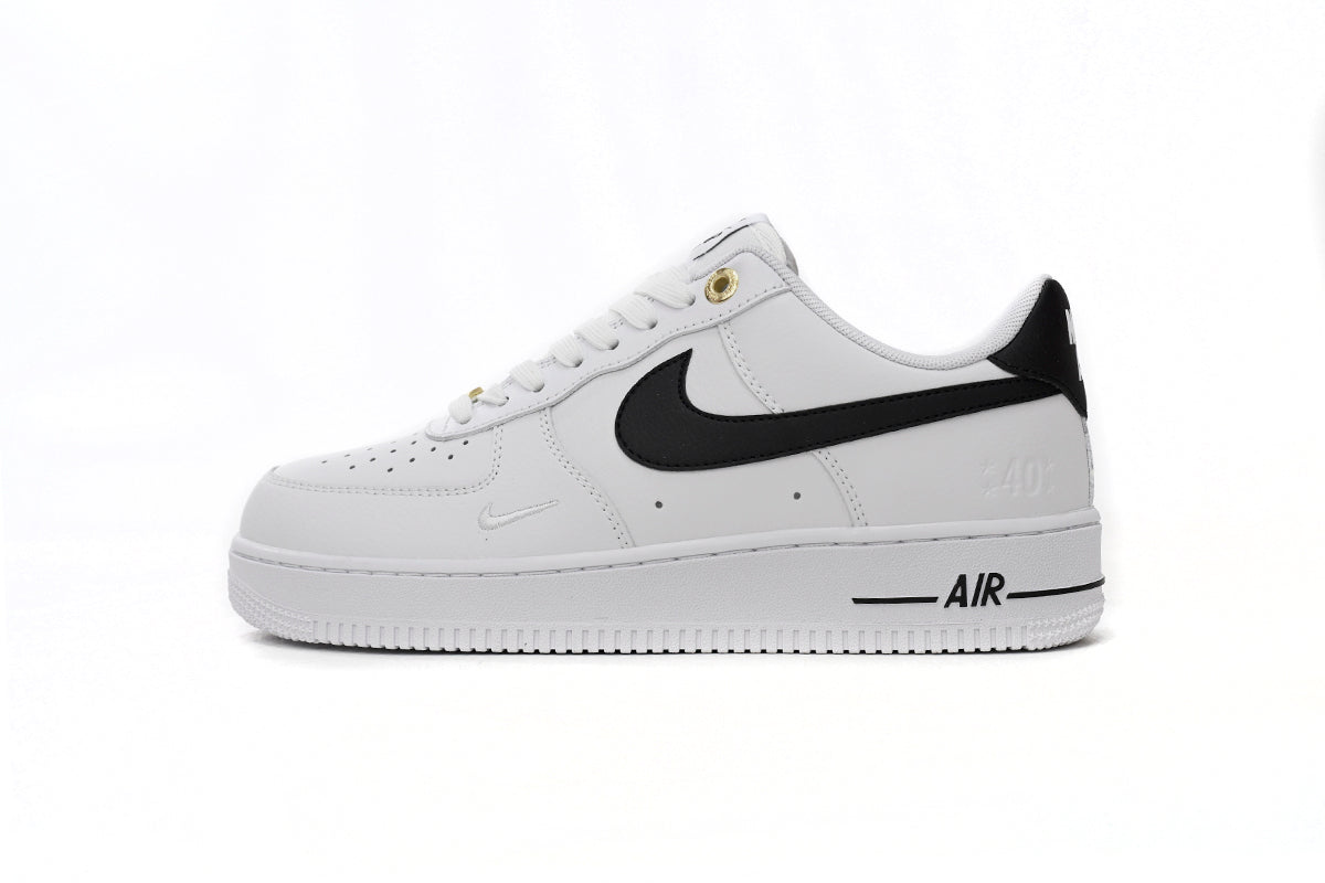 Nike Air Force 1 Low '07 LV8 40th Anniversary White Black Reps Sneaker  DQ7658-100