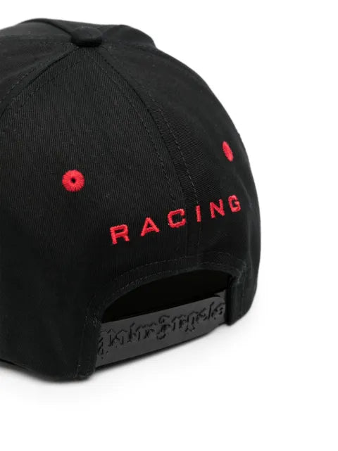 Palm Angels Racing monogram-embroidered baseball cap