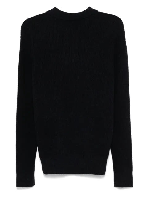 ASPESI fisherman's knit polo shirt