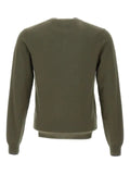 Sun68 crew-neck embroidered-logo sweater