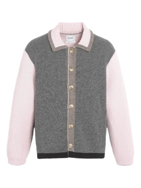 Barrie colour-block buttoned cardigan