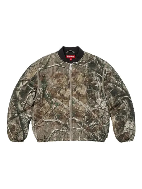 Supreme zip-up bomber jacket