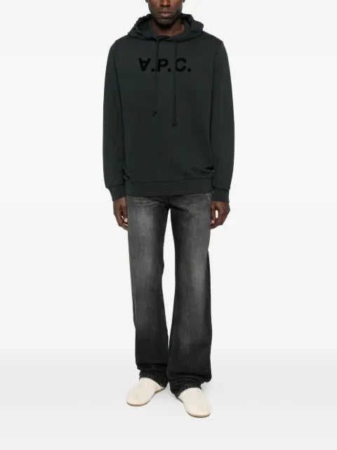 A.P.C. logo hoodie