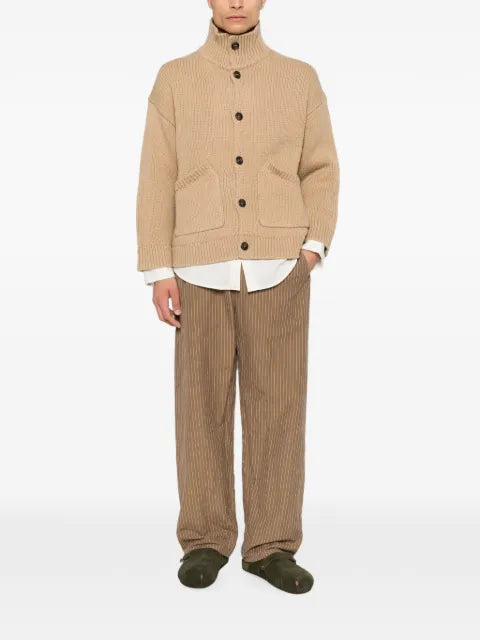 COMMAS fisherman buttoned cardigan