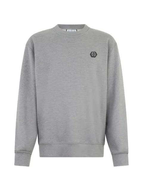 Philipp Plein logo patch sweatshirt