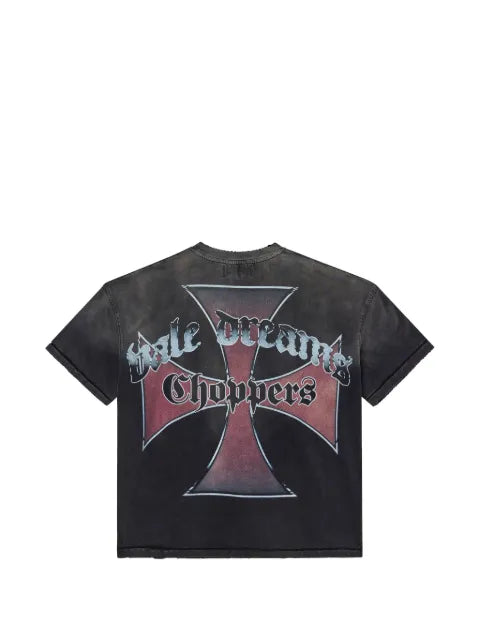 Vale Chopper distressed-effect cotton T-shirt
