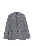 ETRO check-pattern notched-lapel blazer