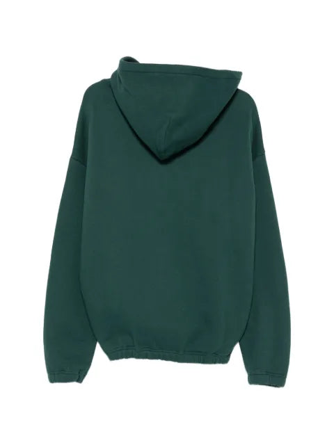 Autry logo-embroidered zip-up hoodie