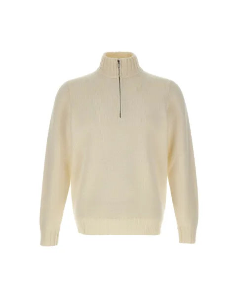 Filippo De Laurentiis half-zip merino-wool sweater