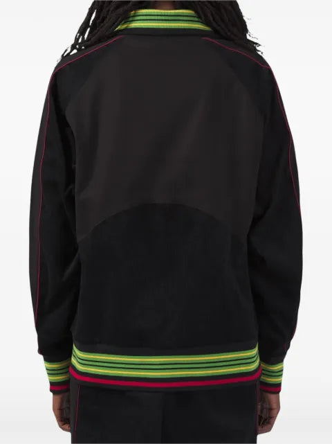 Nicholas Daley Warm Up striped-trim zip-up jacket
