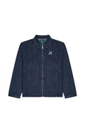 Malbon Golf Foreman pinstriped denim jacket