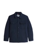 Tommy Hilfiger padded logo-patch shirt jacket