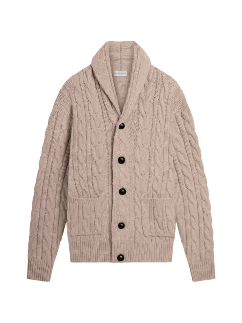 Ballantyne cable-knit wool cardigan