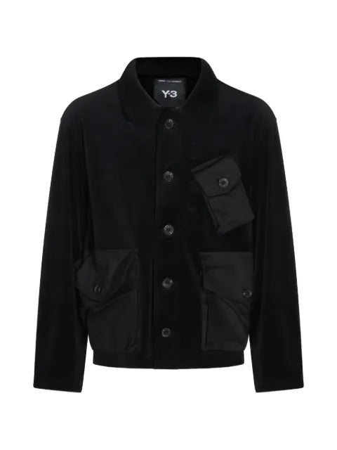 Y-3 panelled multi-pocket shirt jacket