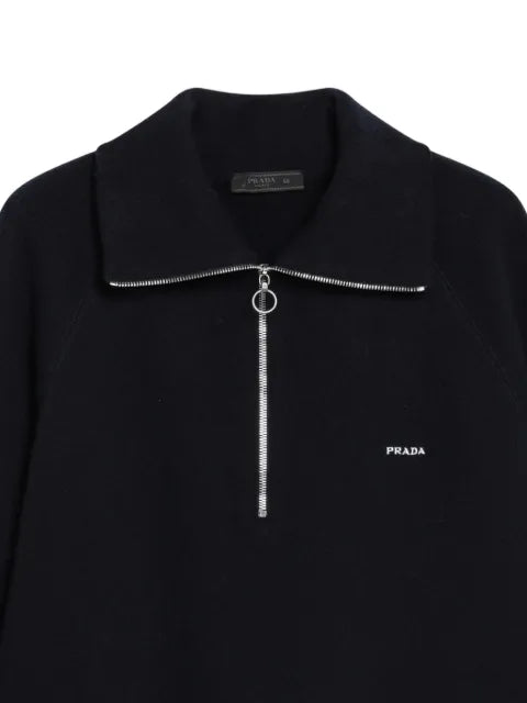 Prada wool and cashmere polo sweater