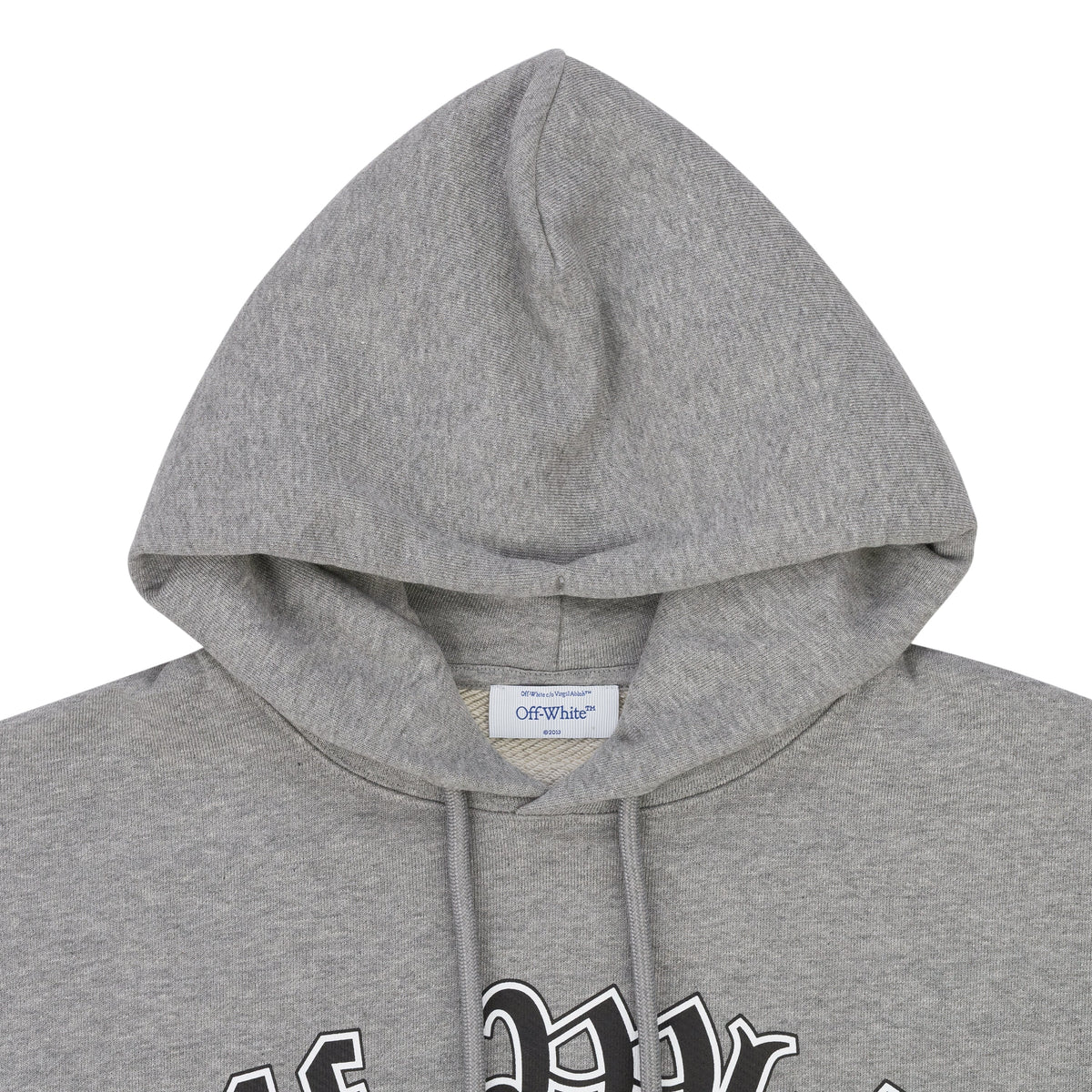 Heather Grey Goth Logo Hoodie