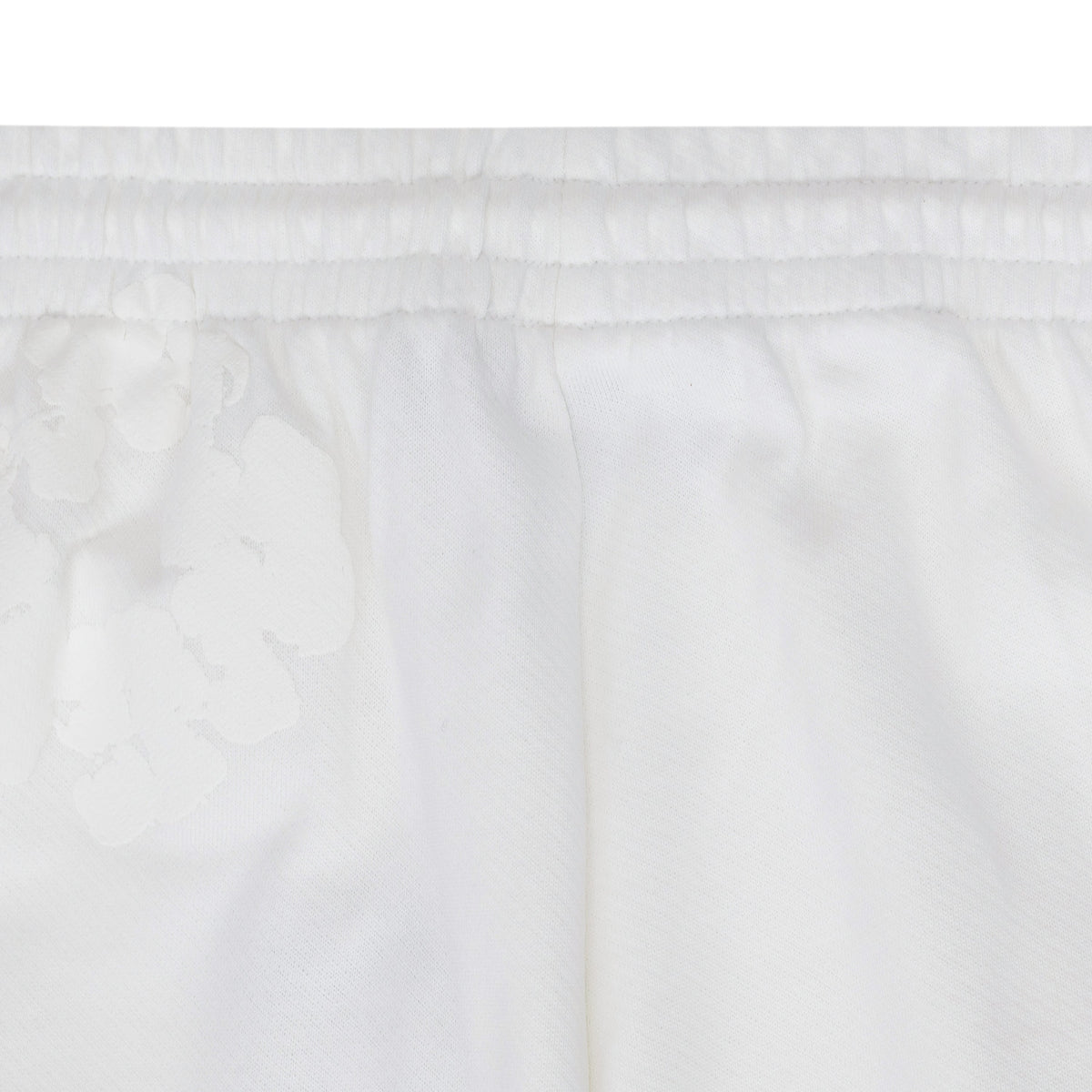White Mono Wreath Sweatpants