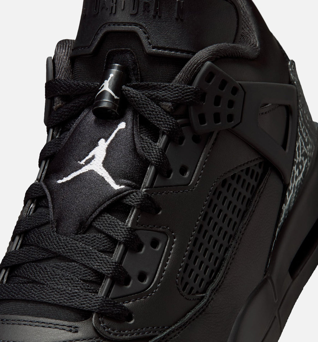 Jordan Spizike Low – Men's Basketball Shoe | Black/Metallic Silver