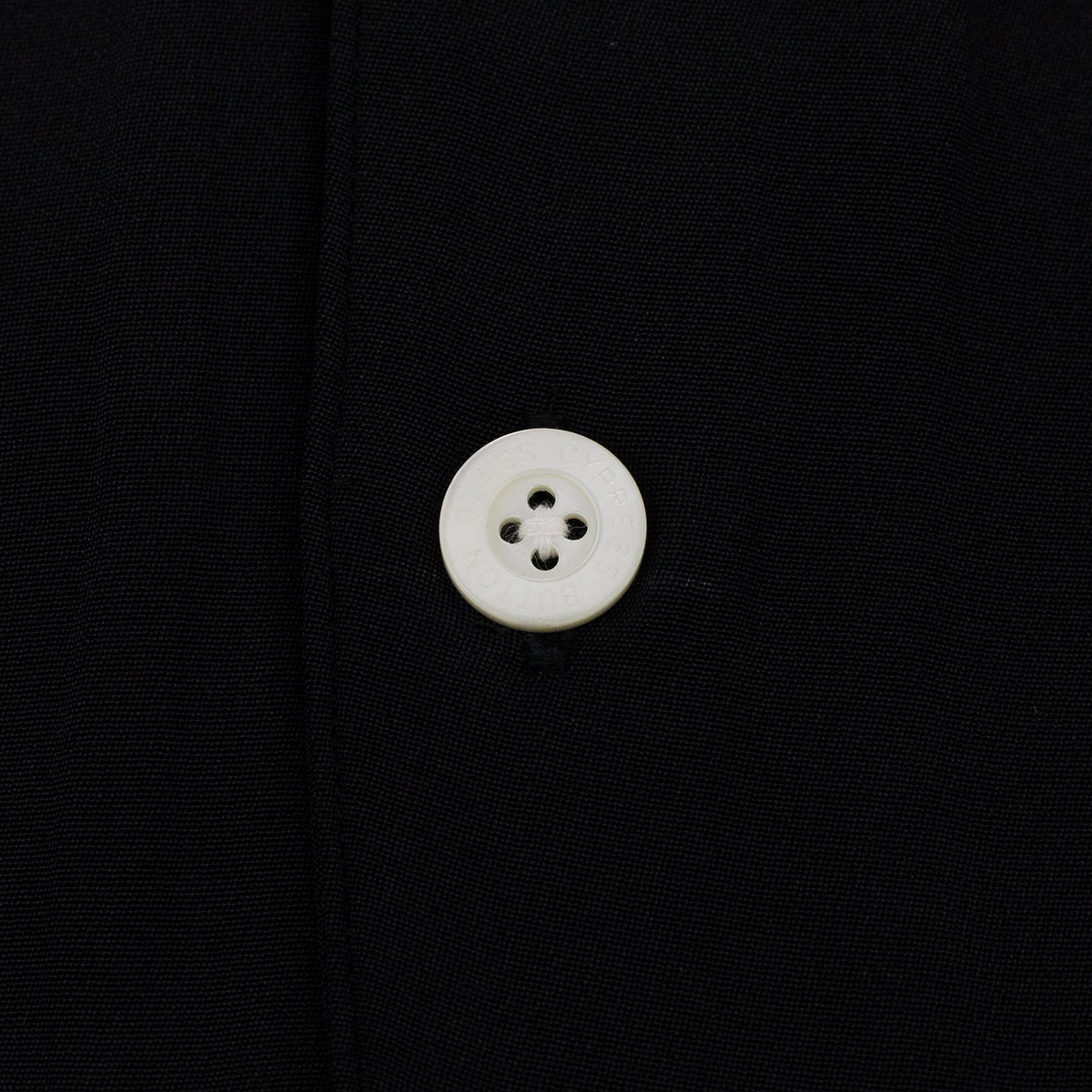Black Long Sleeve Bowling Shirt
