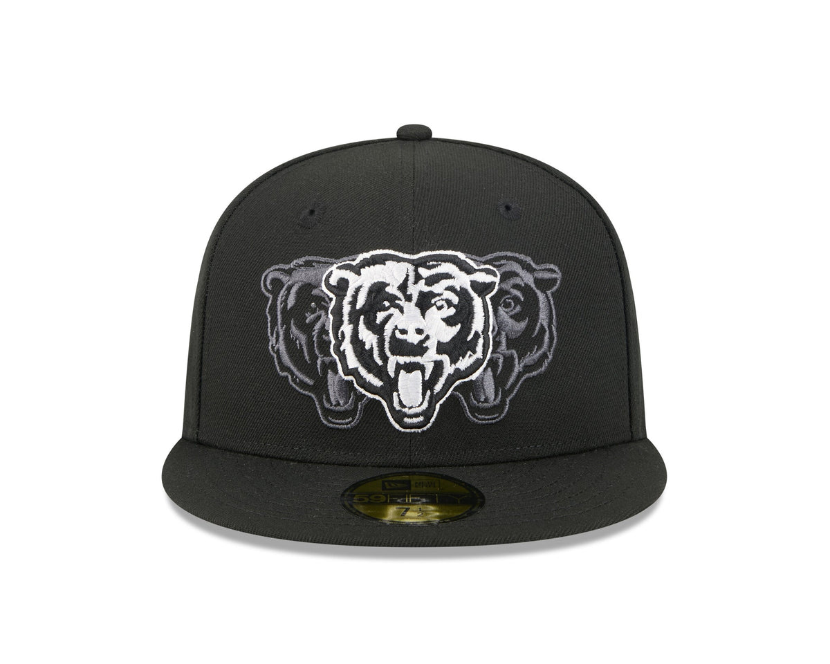 New Era 5950 Chicago Bears Tri Hit Fitted Hat