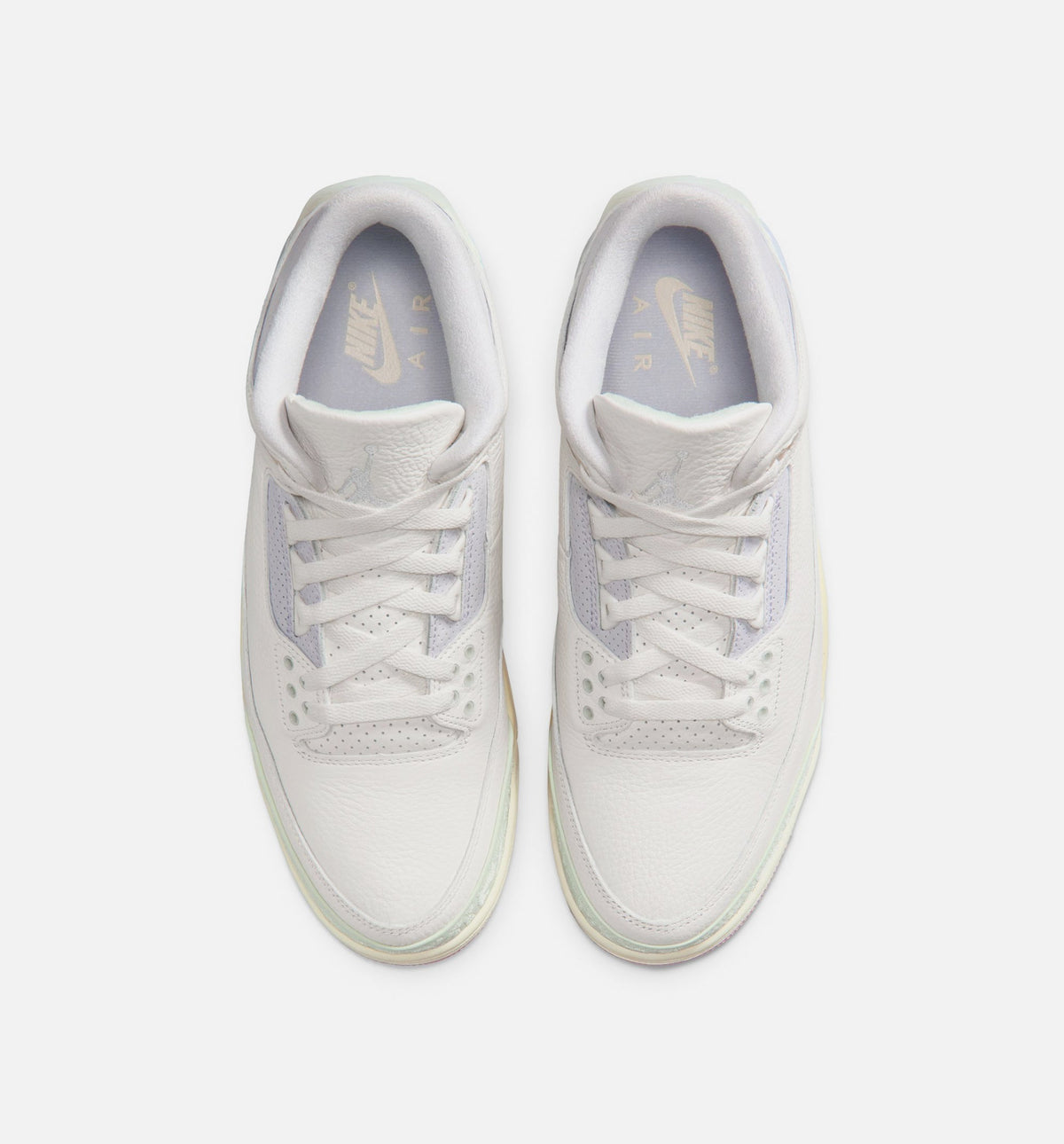 Air Jordan 3 Retro Sail and Jade Aura Men's Sneakers