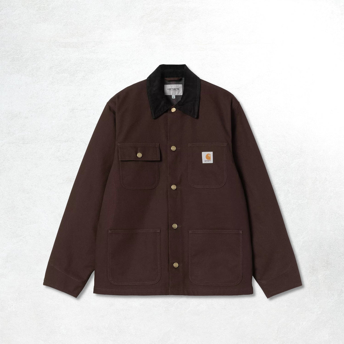 Carhartt WIP Michigan Coat: Tobacco / Black