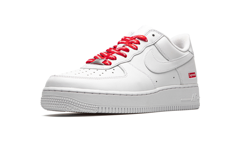 Supreme x Nike Air Force 1 Low 'Mini Box Logo - White' (CU9225-100) Men's & Women's Sneakers