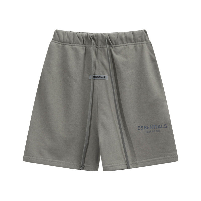 Fear Of God Essentials Reflective Letter Casual Loose Shorts Unisex