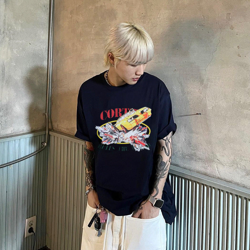 Corteiz Graffiti Graphic Tee Loose Unisex High Street T-Shirt
