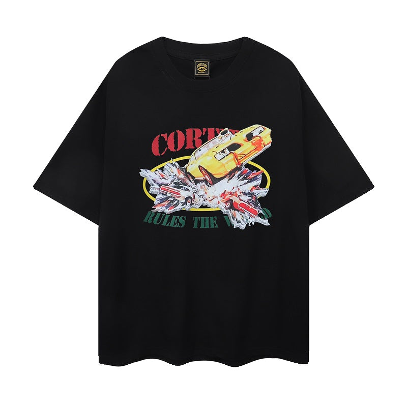 Corteiz Graffiti Graphic Tee Loose Unisex High Street T-Shirt