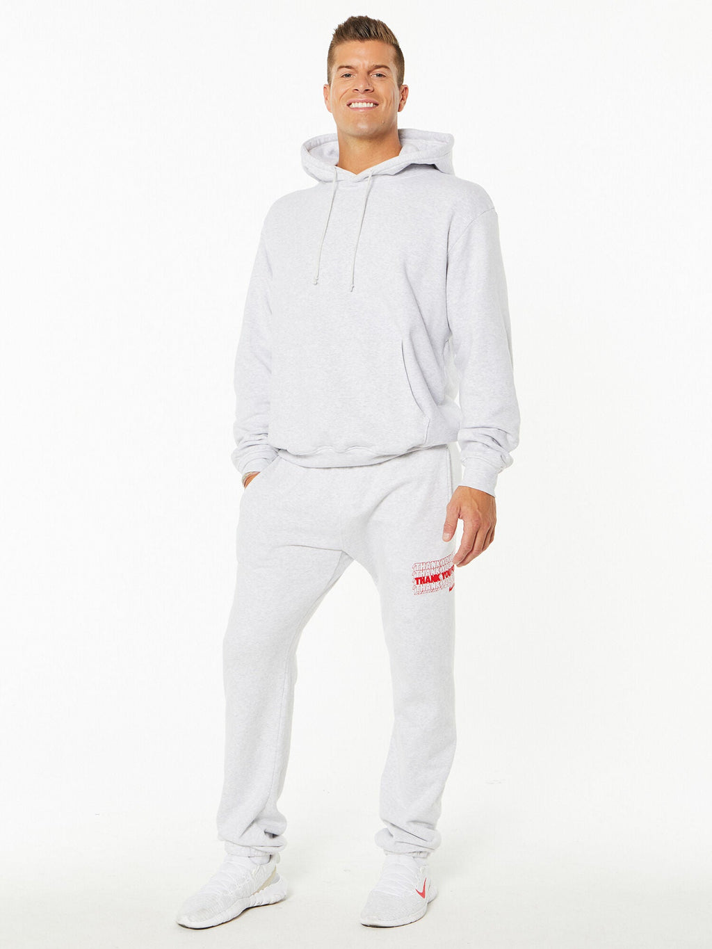 KINGSLEY HOODIE HEATHER GREY