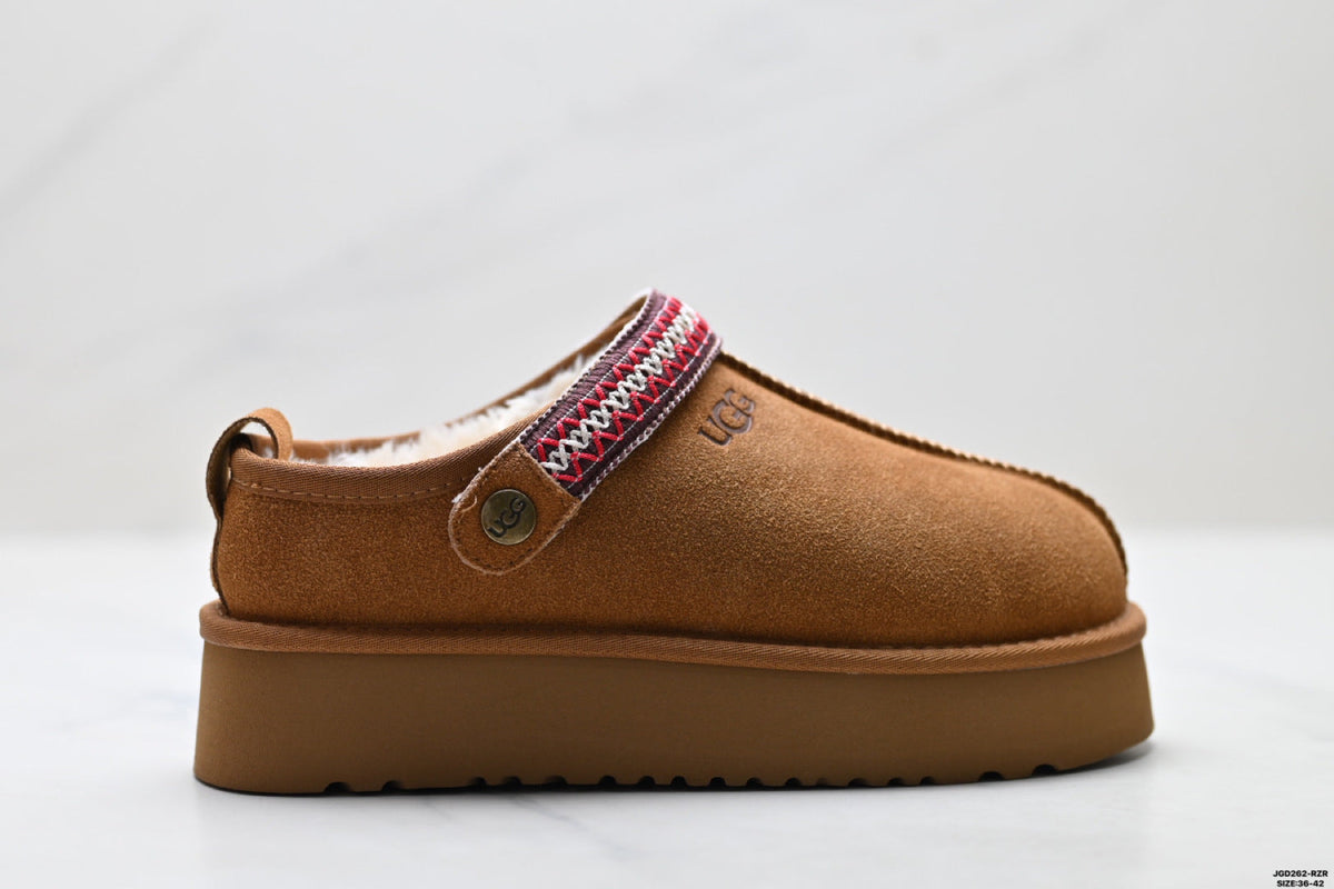UGG Tazz Shearling Platform Slip-Ons