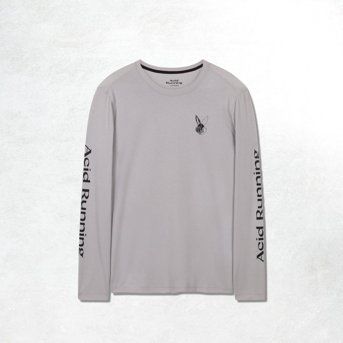 Acid Running Long Sleeve T-Shirt - Ghost