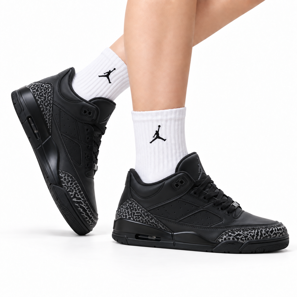 Air Jordan 5 Retro Triple Black Cement Sneakers