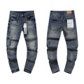 Purple Brand Blue Distressed Ripped Knee Jeans