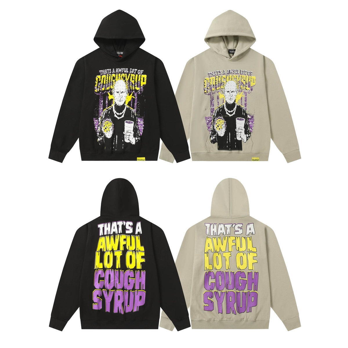 THAT'S A AWFUL LOT OF COUGH SYRUP Star Graphic Hoodie