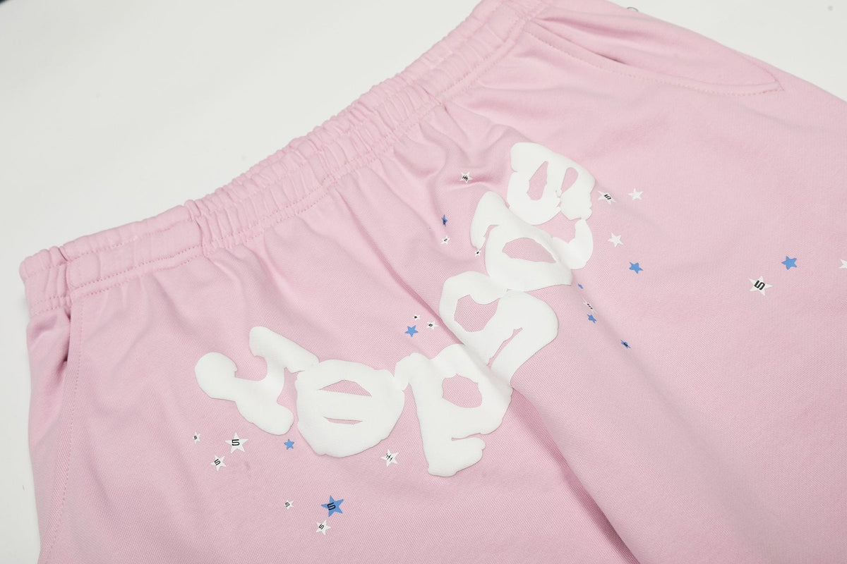 Sp5der Spiderweb Graphic Hoodie & Sweatpants Matching Set