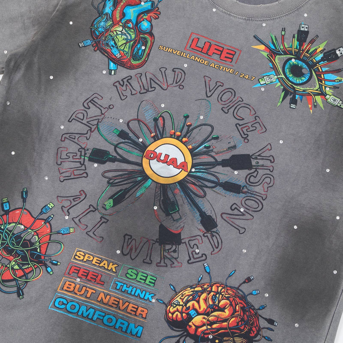 DUAA New Age Graphic T-Shirt