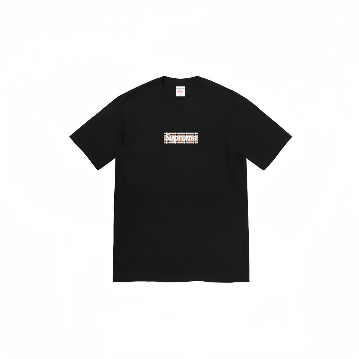 Supreme Plaid Box-Logo Graphic T-Shirt
