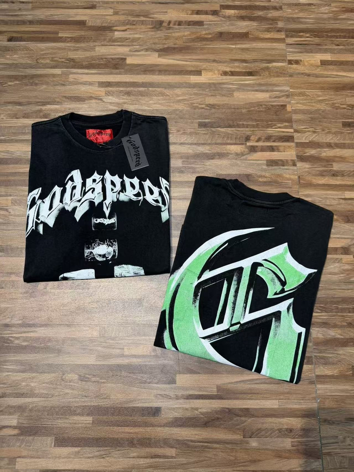 Godspeed Rock Graphic Washed T-Shirt