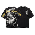 R3BEL Strength Through the Storm Snake Graphic T-Shirt