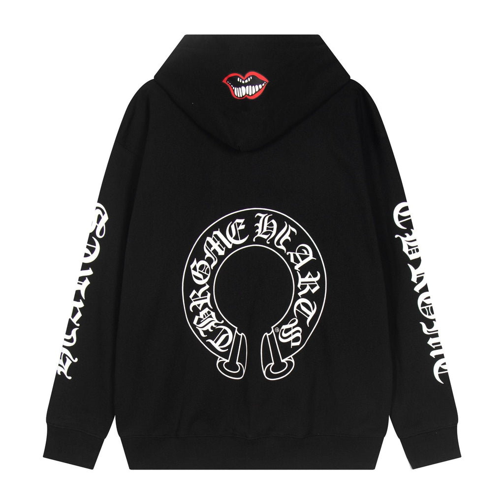 Chrome Hearts Slogan Graphic Hoodie
