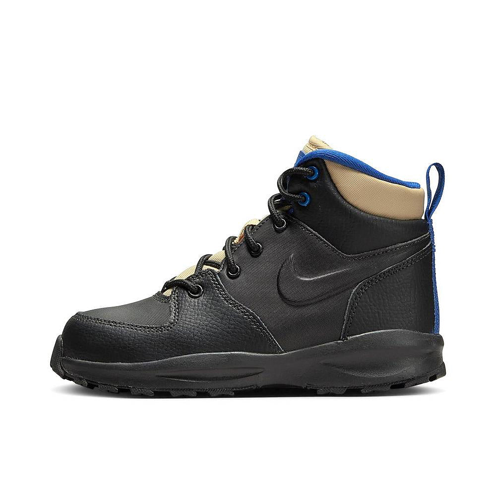 Little Kid's Nike Manoa LTR Black/Black-Sesame-Game Royal (BQ5373 003)