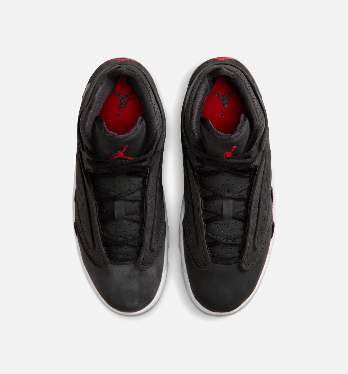 Air Jordan OG Black and University Red Women's Sneakers