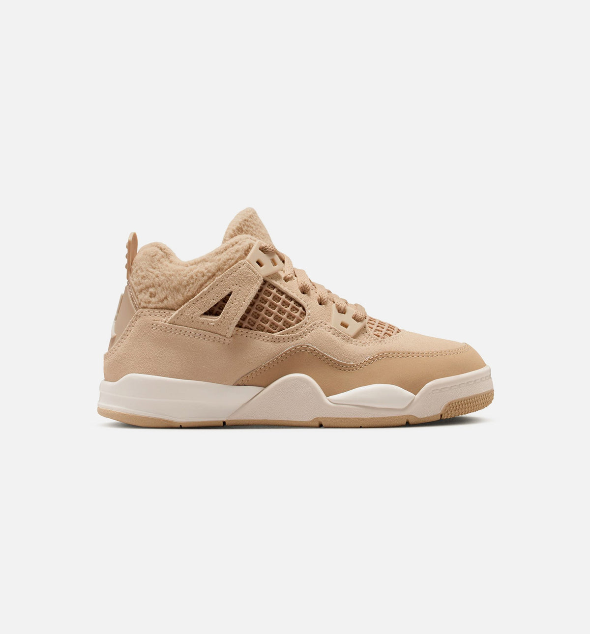 Air Jordan 4 Retro Cozy Girl Preschool Lifestyle Shoes - Hemp/Light Orewood Brown