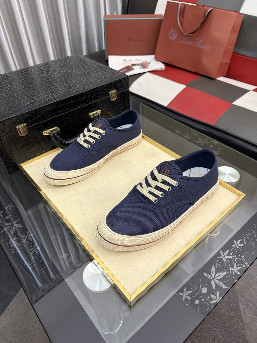 Loro Piana Low-Top Lace-Up Casual Shoes